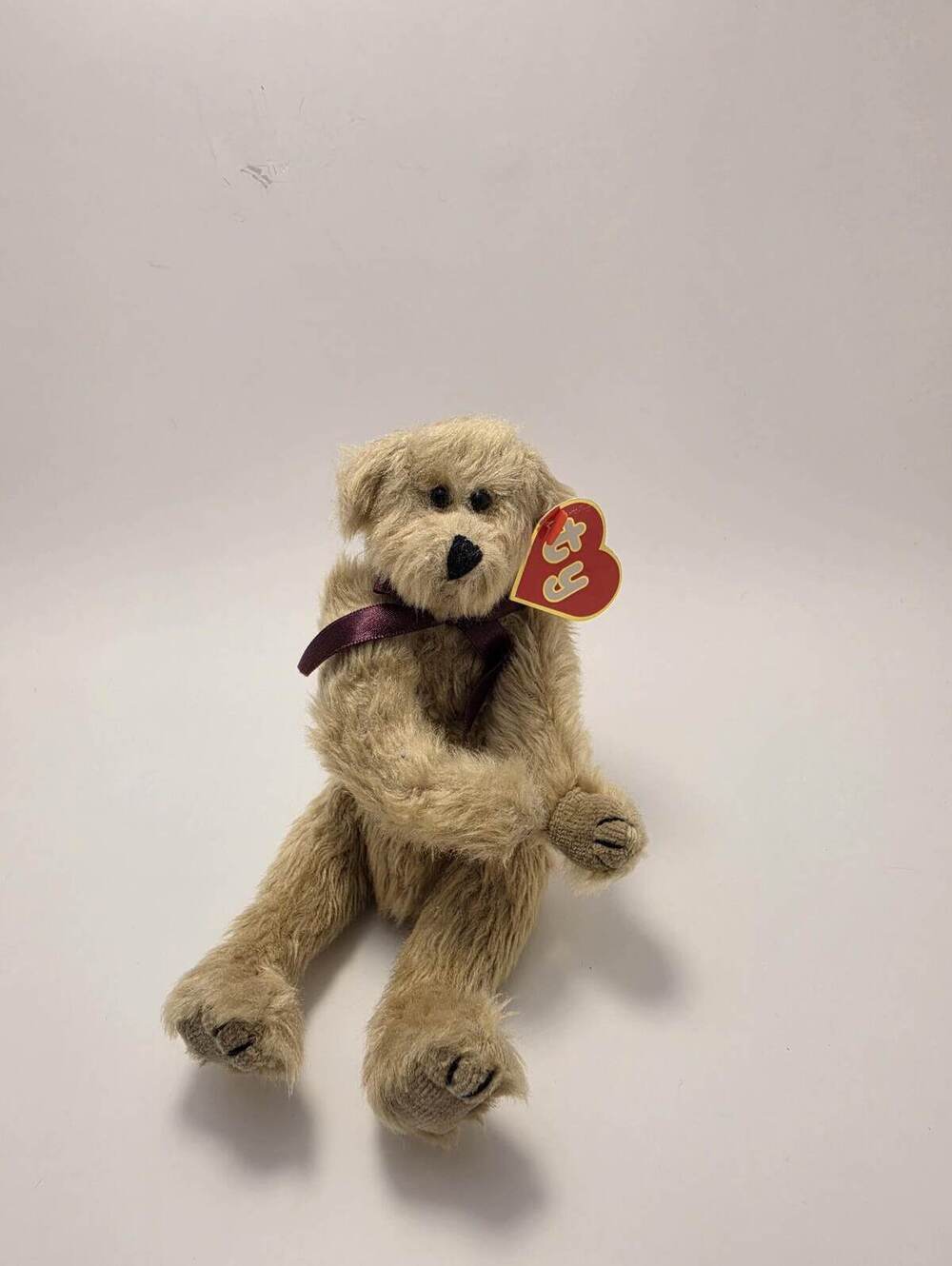 Ty Attic Treasures Collection “Tiny Tim” the Bear - 1st Gen, Near Mint Tag